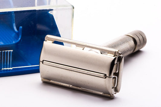 1950's Gillette British HD Rocket Safety Razor Set |Original Condition