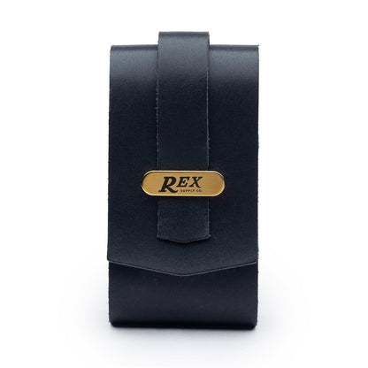 Rex Supply Co. | Navy & Gold Double Edge Safety Razor Case