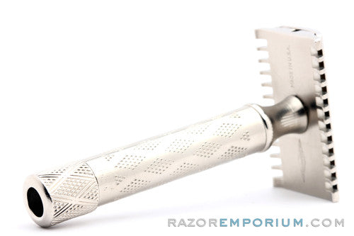 1930's Gillette New Deluxe Criterion Safety Razor Set | Factory Nickel Revamp