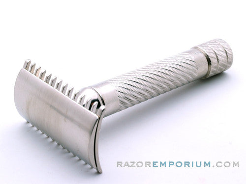 1918 Gillette Bulldog Old Style DE Razor | Nickel Revamp
