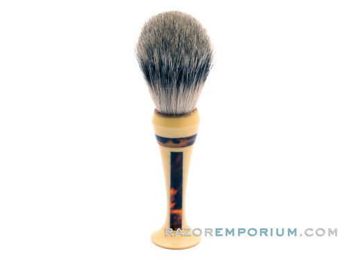 Vintage Restored Badger Shaving Brush art deco