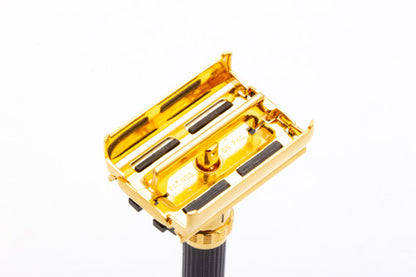 1978 Gillette Super Adjustable "Black Beauty" Y1 | 24K Gold Revamp