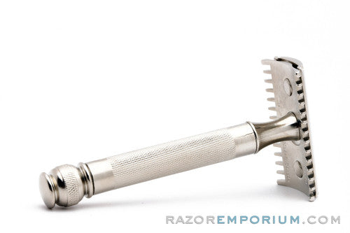 1930's Gillette Goodwill Double Edge Safety Razor | Factory Nickel Reavmp
