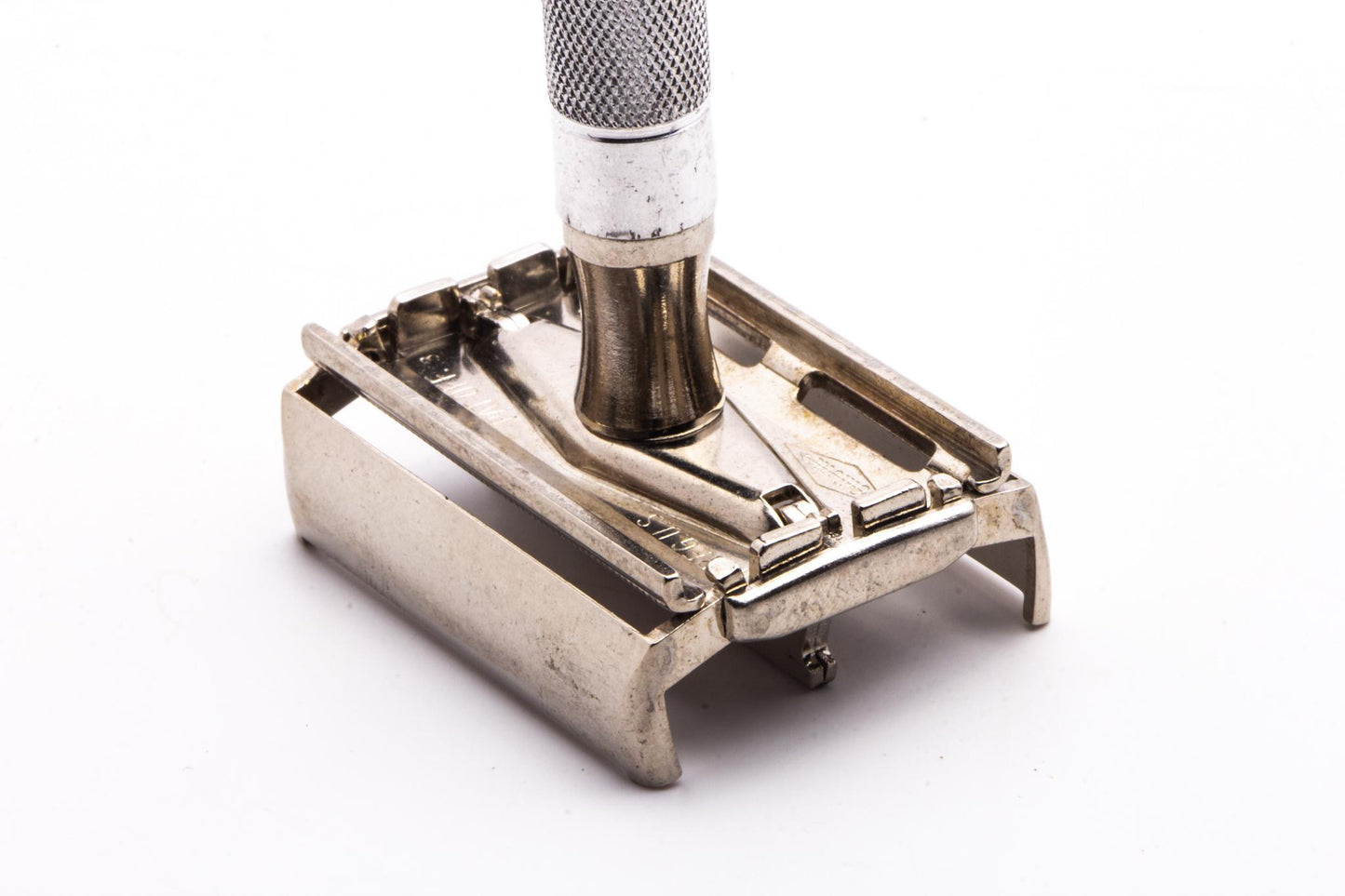 1951 W3 Gillette Black Tip Double Edge Super Speed Safety Razor | Original Condition