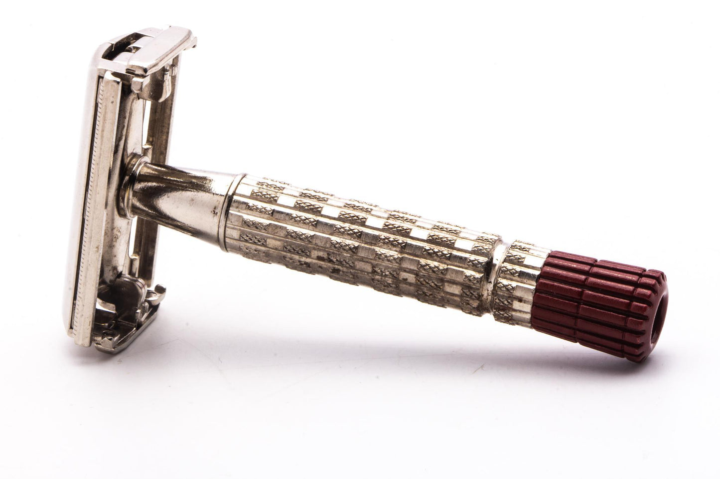 1956 B1 Gillette Heavy Red Tip Super Speed TTO Double Edge Safety Razor | Original Condition