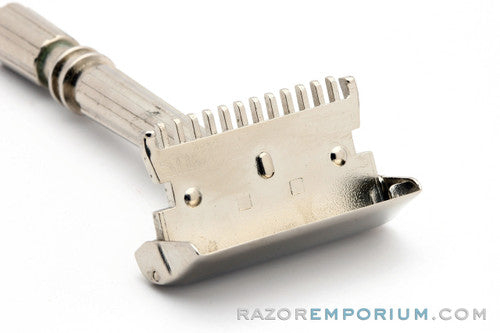 1930's Gem Micromatic OC SE Safety Razor | Factory Nickel Revamp