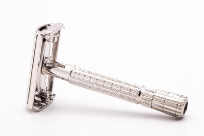 1955 A3 Gillette Flare Tip Super Speed Double Edge Safety Razor  | Rhodium Revamp