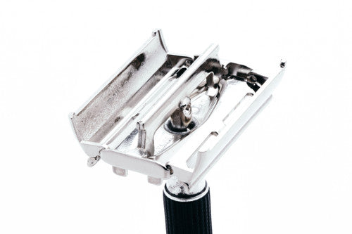 1966 Gillette Black Handle DE Super Speed Safety Razor L4 | Nickel Revamp