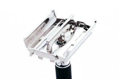 1966 Gillette Black Handle DE Super Speed Safety Razor L4 | Nickel Revamp