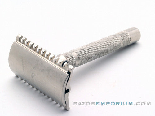 1930's Gillette NEW Short Comb Thin Common Bar Handle Razor |  Nickel Revamp