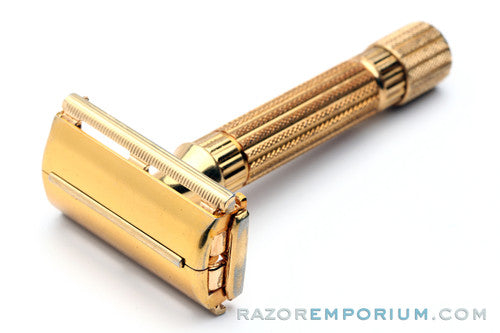 1946-47 Gillette Aristocrat Double Edge Safety Razor Original Set