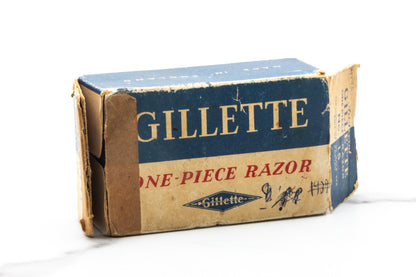 1948 Gillette British No. 15 Aristocrat Double Edge Razor Set | Original Condition