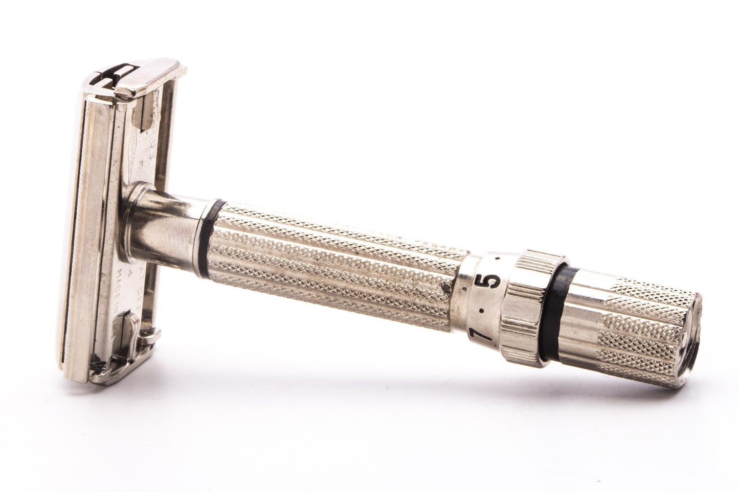 1960 F4 Gillette Bottom Dial Fatboy Adjustable Safety Razor | Original Condition
