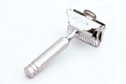 1950s Star 1912 Style Single Edge Safety Razor Nickel Revamp