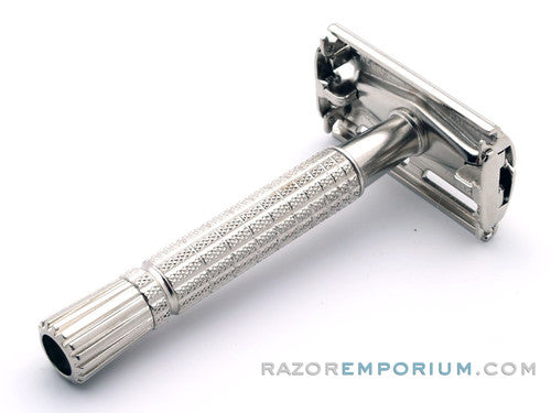 1965 K1  Gillette Flair Tip Super Speed Safety DE Razor | Factory Nickel Revamp