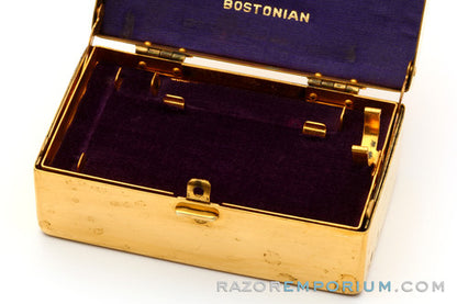 1920's Gillette Gold NEW Bostonian Safety Razor Orig. Box