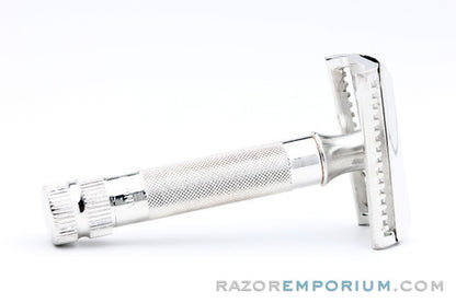 1960's Coles Slant DE Safety Razor Nickel Revamp