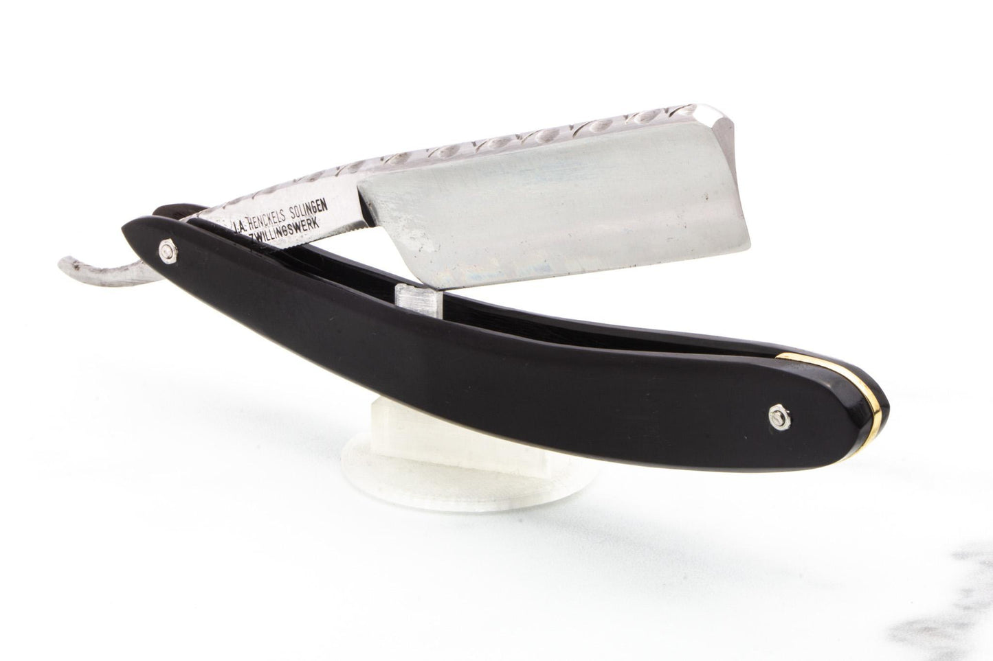 7/8" Vintage Restored J.A Henckles Friodur Inox Stainless Steel Straight Razor