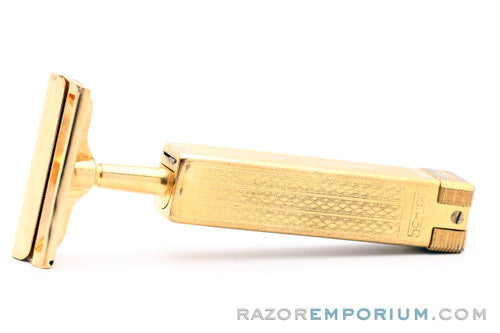1930's Schick Type C3 Gold Repeating Injector Razor