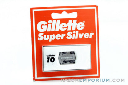 Gillette Super Silver Double Edge (10) - New Old Stock (NOS) Razor Blades