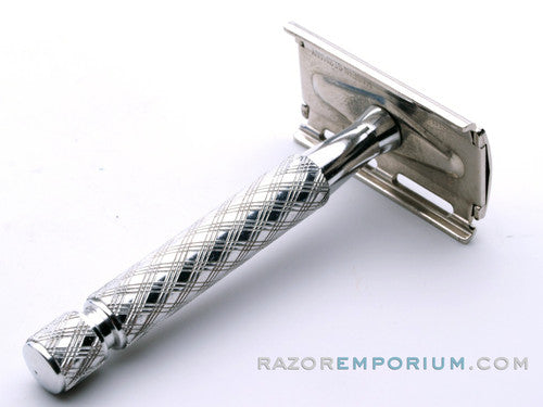 1965 K1 Gillette Aluminum Spiral Handle Tech Safety Razor Set | Made in Germany
