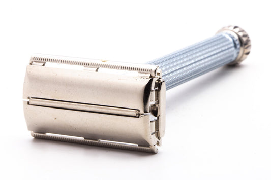 1965 K3  Gillette Blue Star Lady Gillette Double Edge Safety Razor | Original Condition