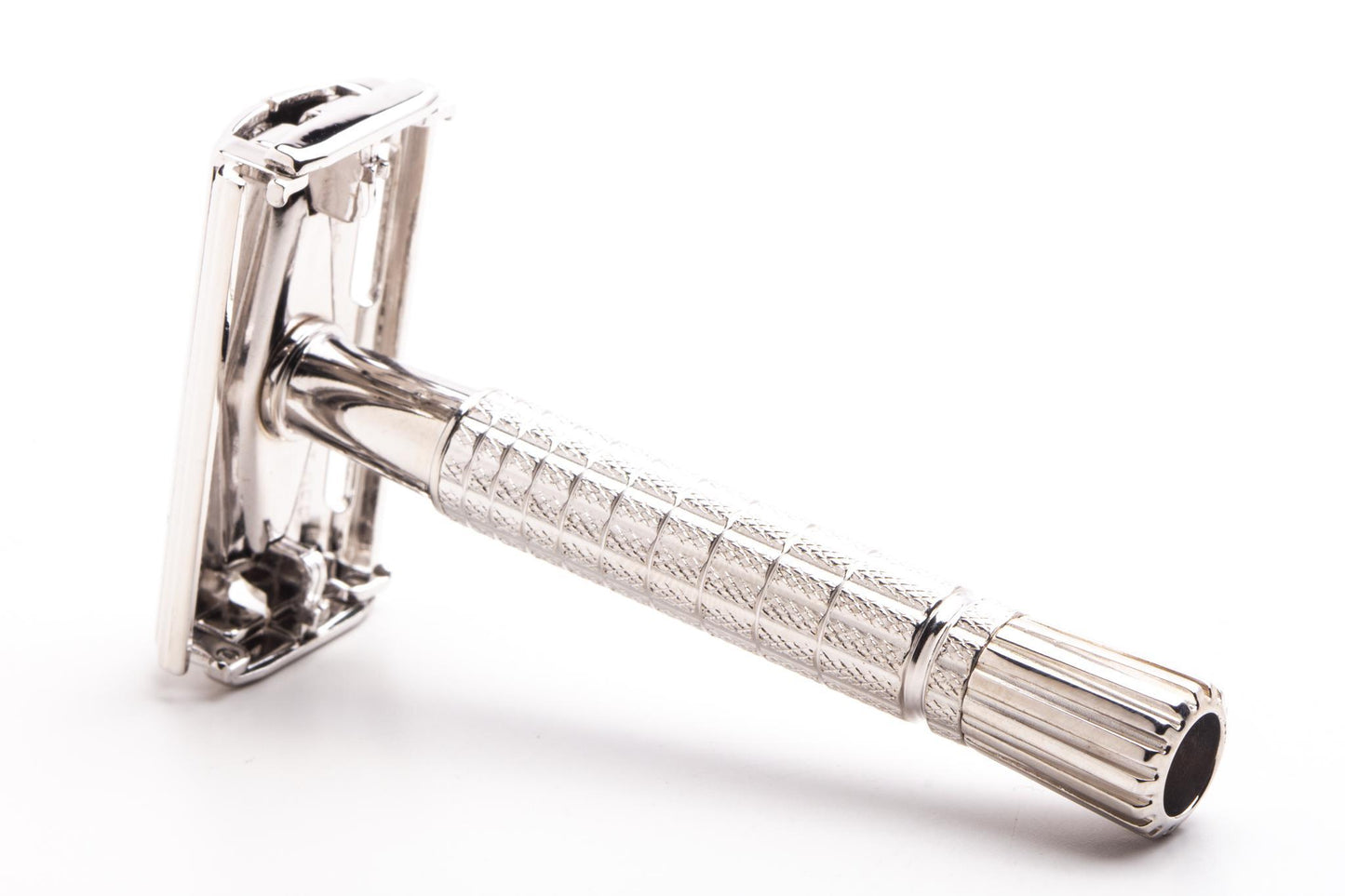 1958 D4 Gillette Super Speed Flare Tip Safety Razor | Rhodium Revamp Copy
