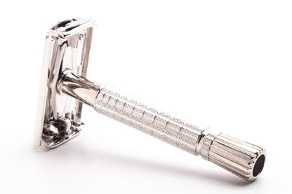 1958 D4 Gillette Super Speed Flare Tip Safety Razor | Rhodium Revamp Copy