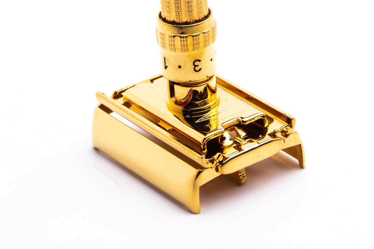 1964 J4 Gillette Slim Adjustable Double Edge Safety Razor | 24K Gold Revamp