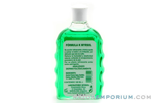Myrsol Formula K Aftershave Splash