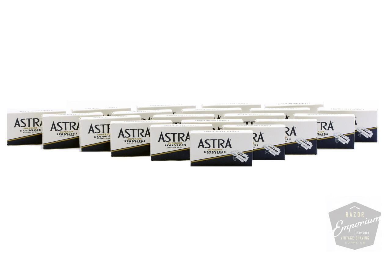 Astra Superior Stainless (Blue) Double Edge (DE) Blades