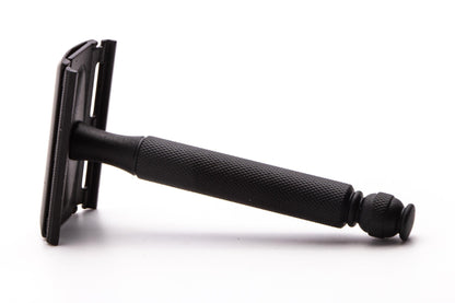 1968 N2 Gillette Ball End Tech Double Edge Safety Razor | Black Powder Coat