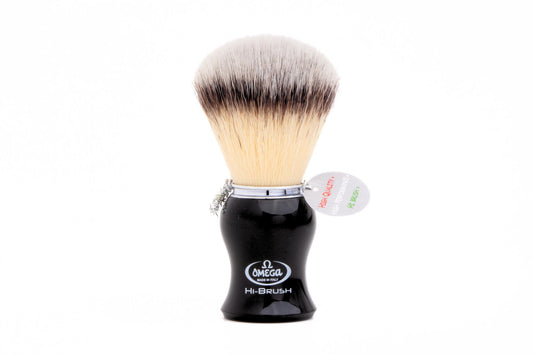 Omega 146206 HI-BRUSH Synthetic Shaving Brush
