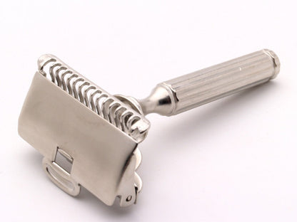 1940's Gem 1912 Style SE Safety Razor | Factory Nickel Revamp