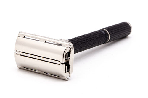 1979 Z4 Gillette Super Adjustable "Black Beauty" DE Safety Razor  | Factory Nickel Revamp