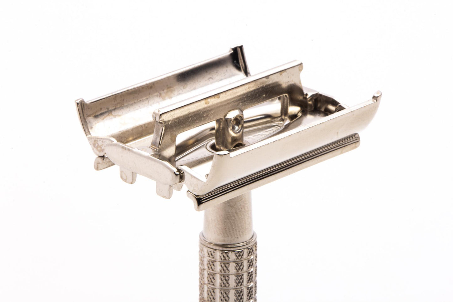 1966 L3 Gillette Flare Tip DE Super Speed Safety Razor  | Factory Nickel Revamp