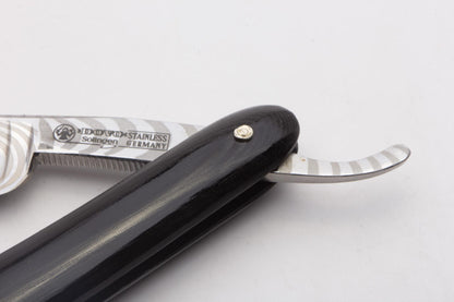 DOVO | 5/8 En Vogue Inox Micarta Black Straight Razor