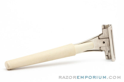 1960's Schick Injector Cream Handle Safety Razor