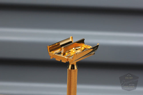 Gillette 1940s Milord Notched * Gold Revamp