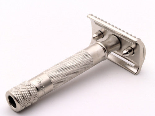 J.A. Henckels Herso Double Edge Safety Razor | Factory Nickel Revamp