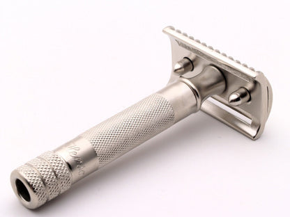 J.A. Henckels Herso Double Edge Safety Razor | Factory Nickel Revamp