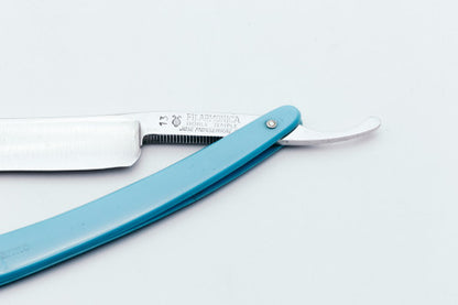 6/8" Filarmonica Doble Temple #13 Straight Razor w/ Blue Scales | Spain