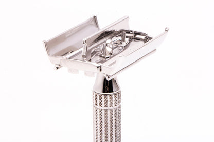 1944-1946 Gillette Aristocrat Double Edge Safety Razor Set | Rhodium Revamp