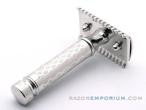 1924 Gillette New Improved Norfolk Tuckaway Double Edge Safety Razor