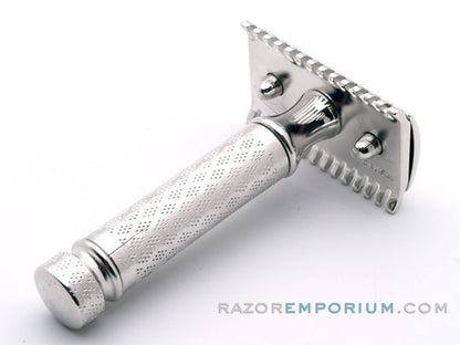 1924 Gillette New Improved Norfolk Tuckaway Double Edge Safety Razor