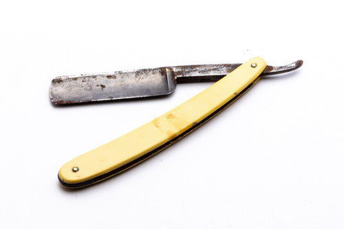 5/8" Cream Scale Classics on Clearance Straight Razor