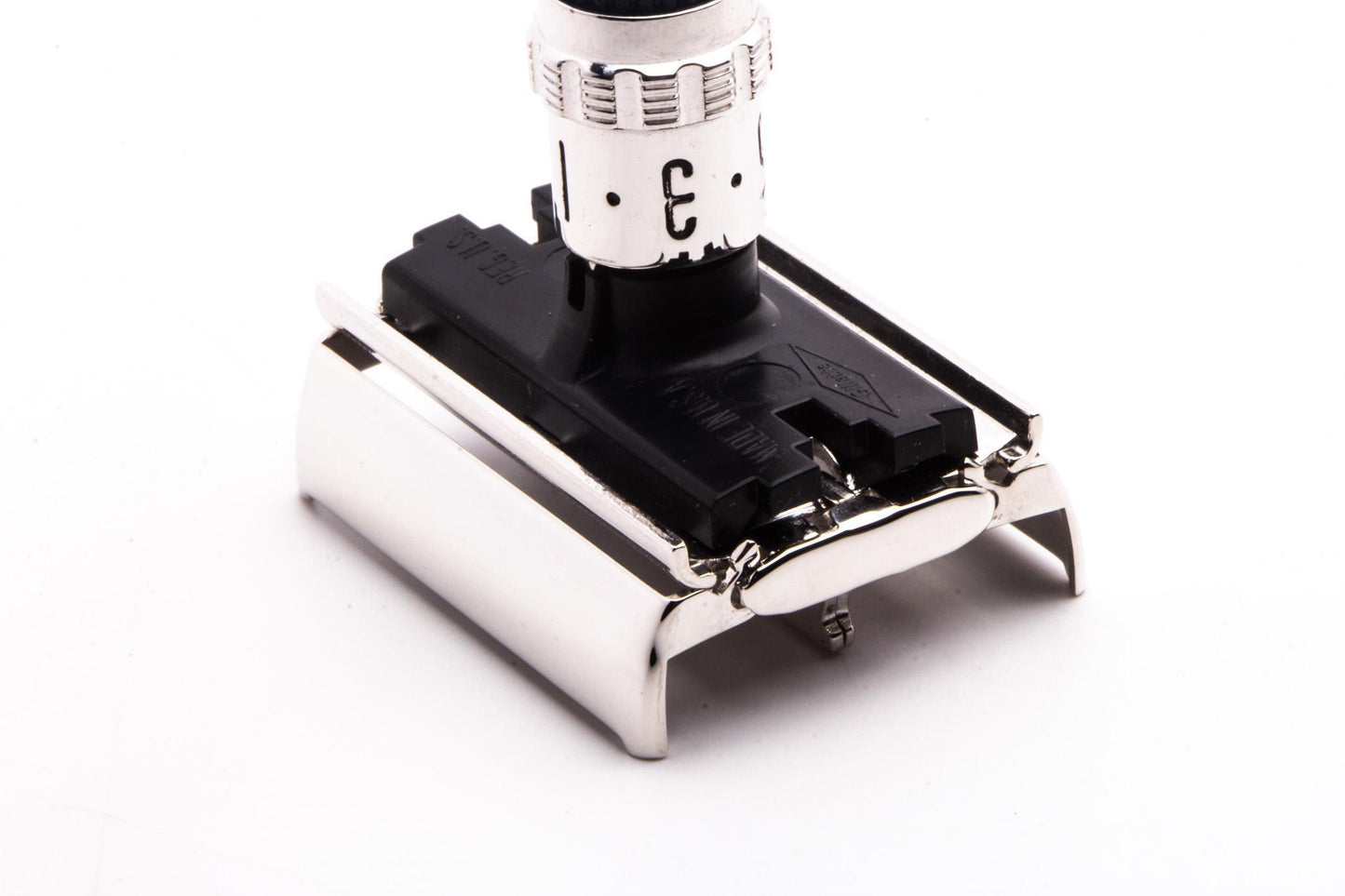1979 Z2 Gillette Super Adjustable Black Beauty Double Edge Safety Razor  | Rhodium Revamp