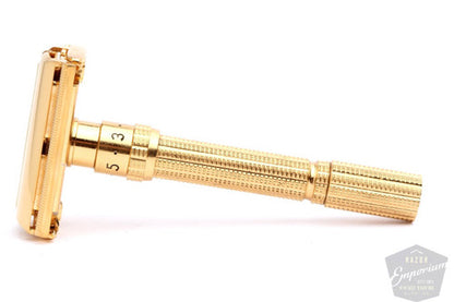 Gillette 1965 Slim Adjustable Safety Razor * Gold Revamp