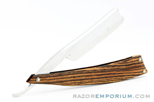 11/16" J.A. Henckels 42 Zwillingswerk Hollow Ground | Solingen w/ Custom Zebrawood Scales