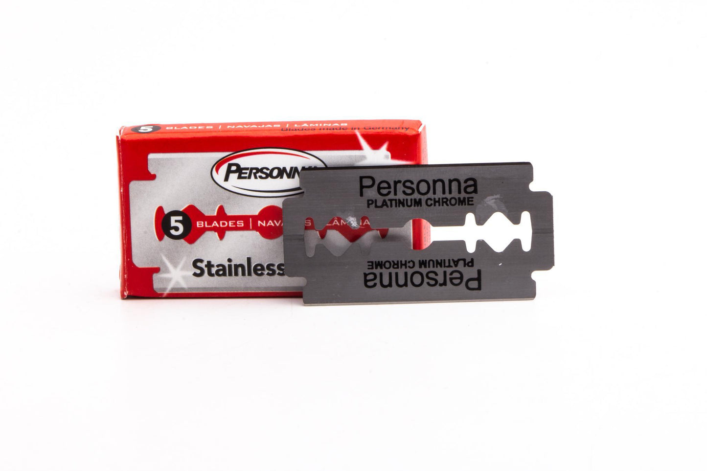 Personna Red Double Edge (DE) Safety Razor Blades